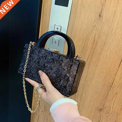 Clear Acrylic Evening Bag Women 2021 New Arrive Top Handle D