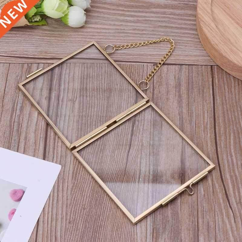 Hanging Glass Metal Photo Picture Frame Flower Plant Spe