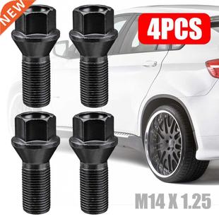 Nut 616781151 M14 Wheel Lug 1.25 4pcs Steel For Bolt BMW