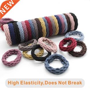 Bands High Fashion Women For Hair Elastic Korean Set 10PCS
