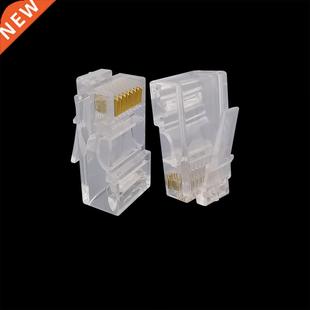 Network Connec 100Pcs Plug Cable Modular Net 8P8C RJ45