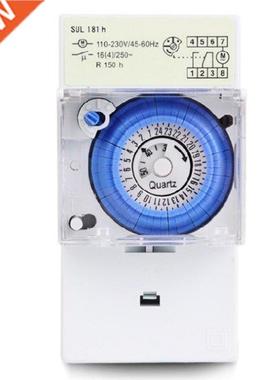 SUL181H Mechanical Timer Switch 220V 16A 24H 8 Settings Manu