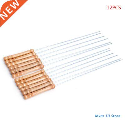 Stainless Steel BBQ Roast Barbecue Skewer Grill Kebab Needle