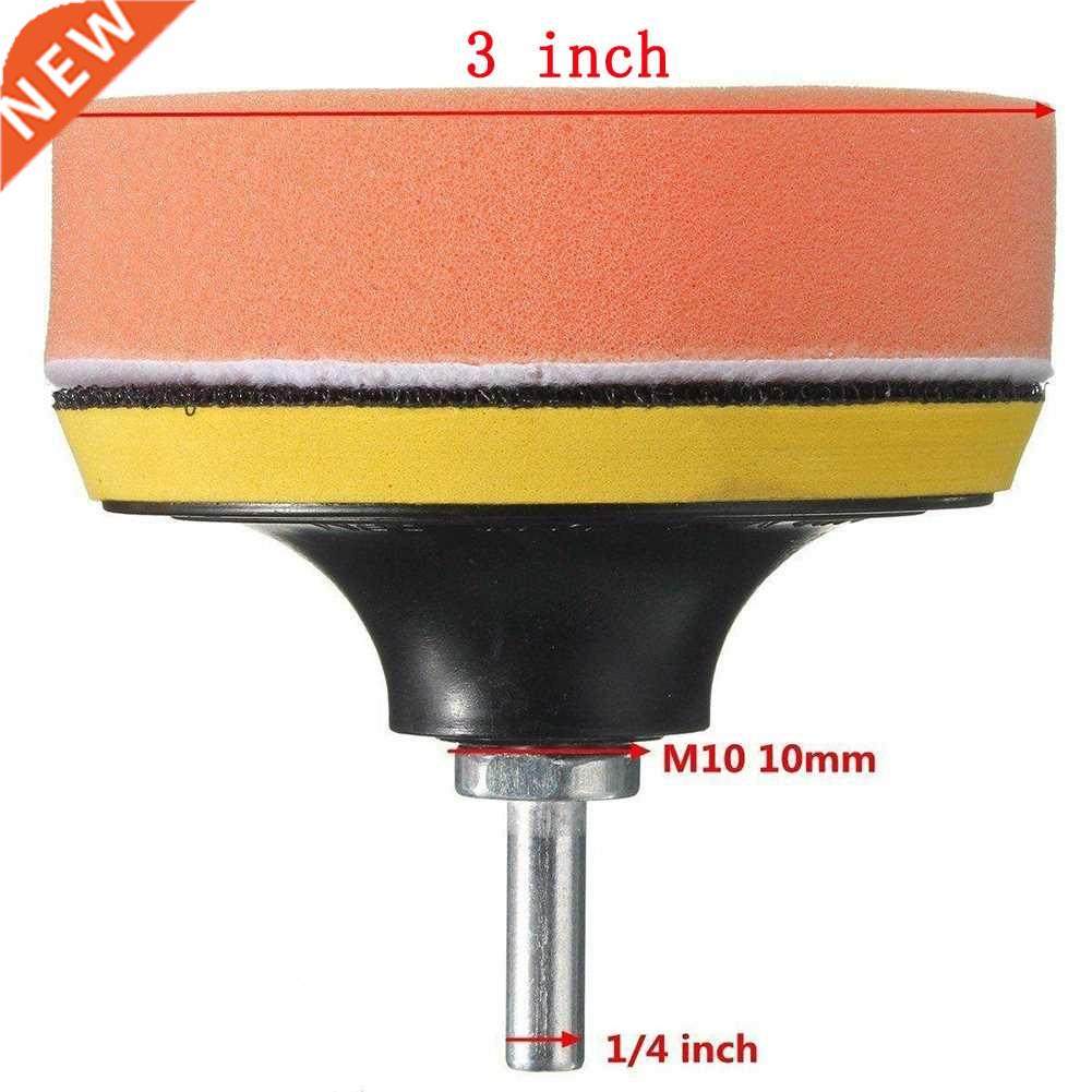 7pcs glass/c polishing 3" polishing head wave sponge po