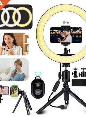 10 Inch Selfie Ring Light With Tripod Stand Cell Phone Hold