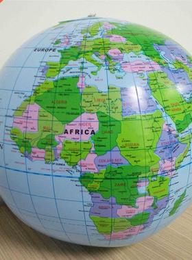 30cm Inflatable Globe World Earth Ocean Map Ball Educational