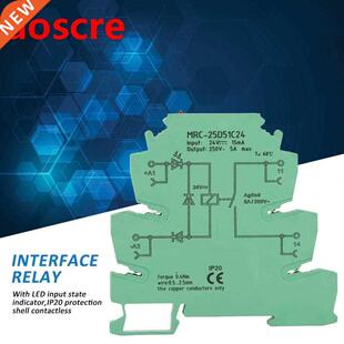 DCto PLC MRC 24V Interface Relay 250V 25D51C24 Electromag