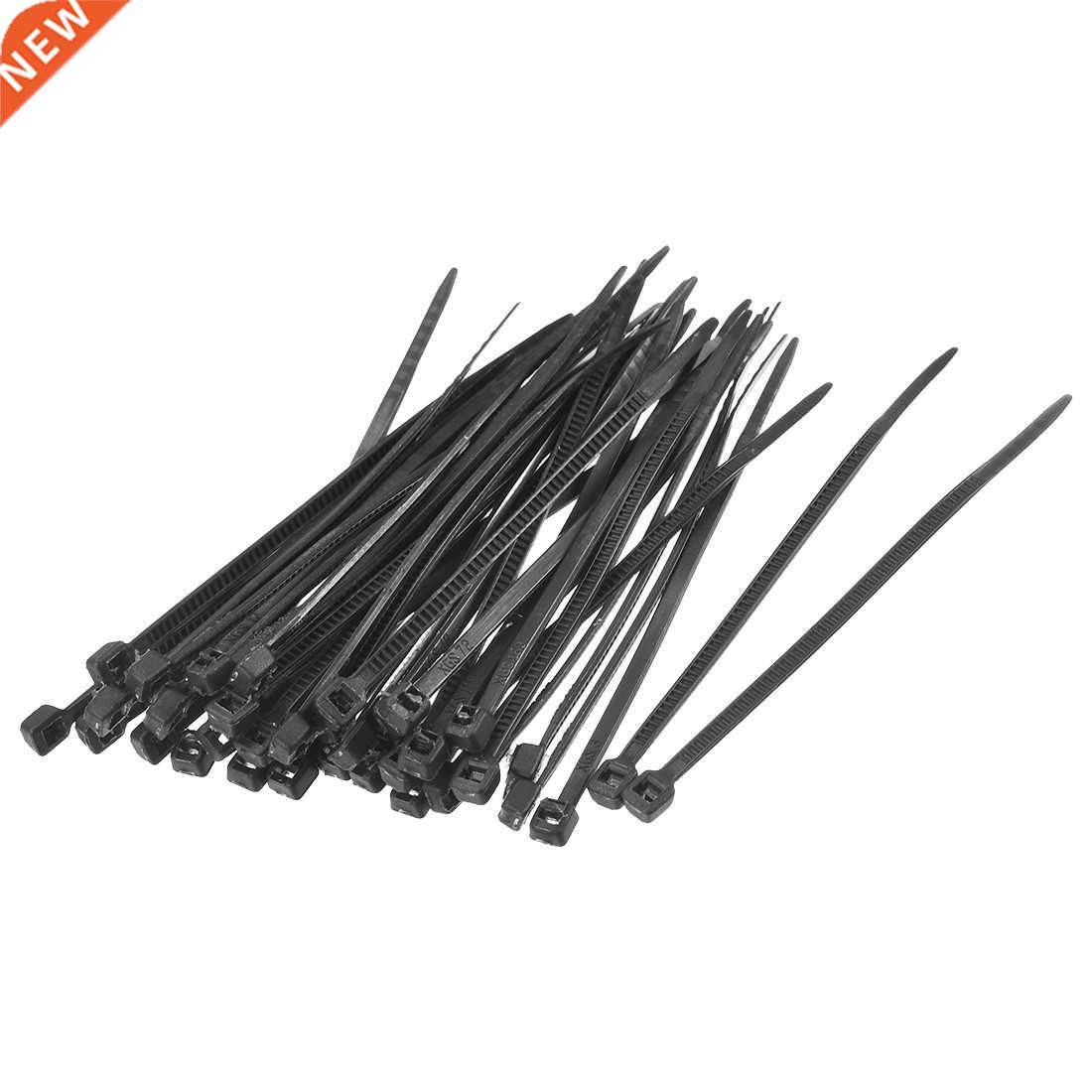 1000 Pcs Nylon Cable Ties 2.6-.15 Inch Self-Locking Zip Ti