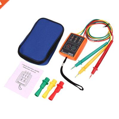 1 Set Portable Sequence Tester SM-852B 60V~600V AC 3-Phase S