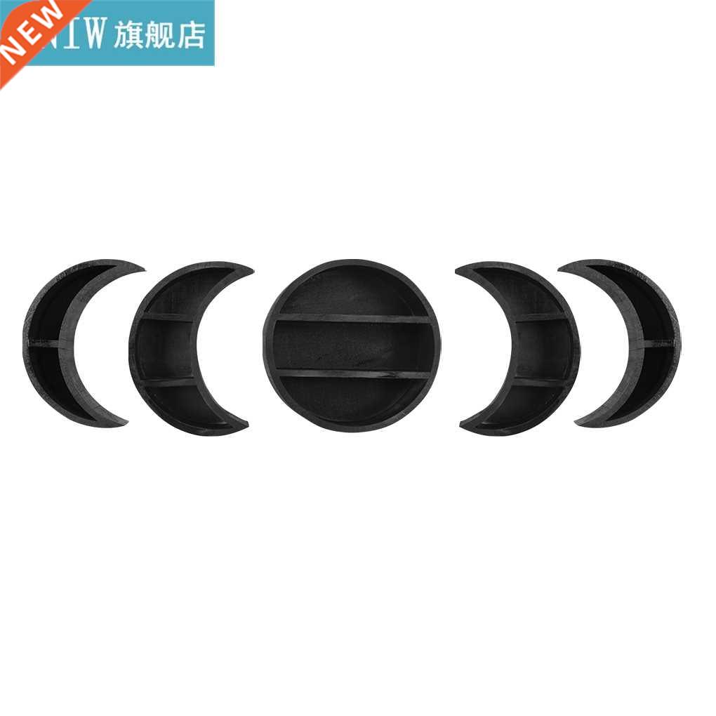 RecabLeght Moon Shape Storage Shelf Wall Mounted  Living