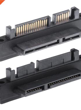 90 Degree 7+15Pin SATA Adapter Card 22Pin Male to Female Con