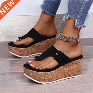 Flops Shoes Sandal Summer Platform Flip Wedge Women Female