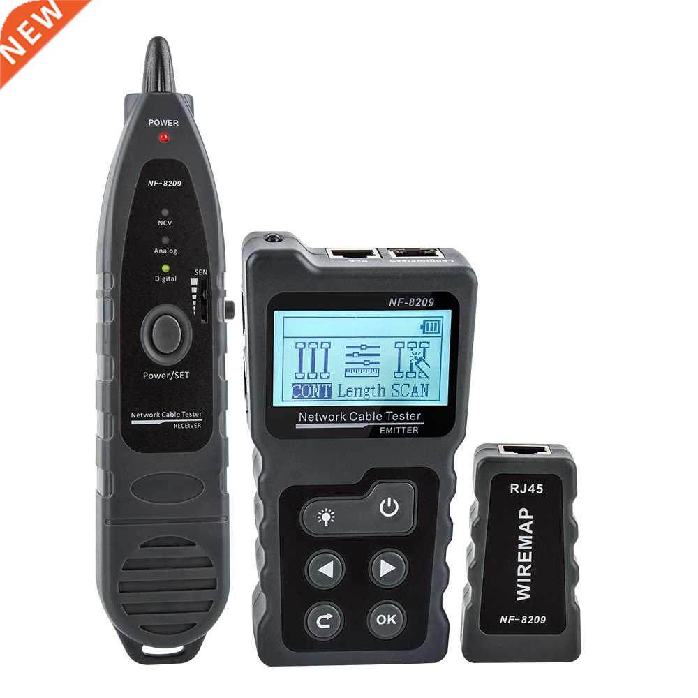 Multi-functional LCD Network Cable Tester Wire Tracker PoE C