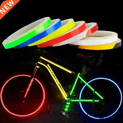 8m*1cm Car Reflective Stickers Motorcycle Bike Outline Stand