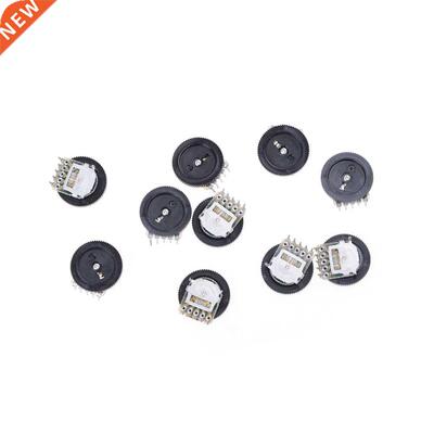 10Pcs Wheel Duplex Potentiometer B103 16X2mm 10K Ohm Double