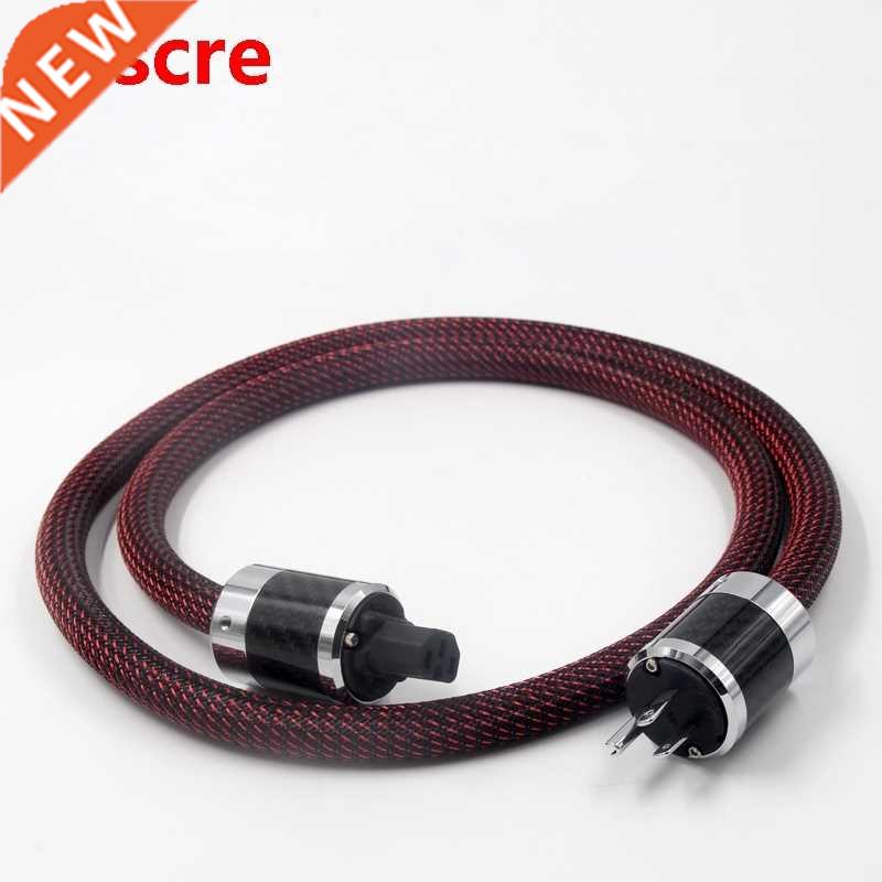 HI-End Pure Copper US AC Power Cord Cable HIFI Mains Power C
