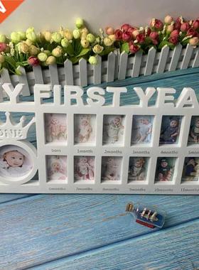 My First Year Baby Keepsake Frame 0-12 Months Pictures Photo