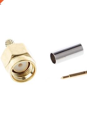 10 Pcs SMA Male Plug Crimp RG174 RG316 LMR100 Cable RF Conne