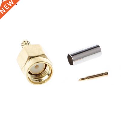 10 Pcs SMA Male Plug Crimp RG174 RG316 LMR100 Cable RF Conne