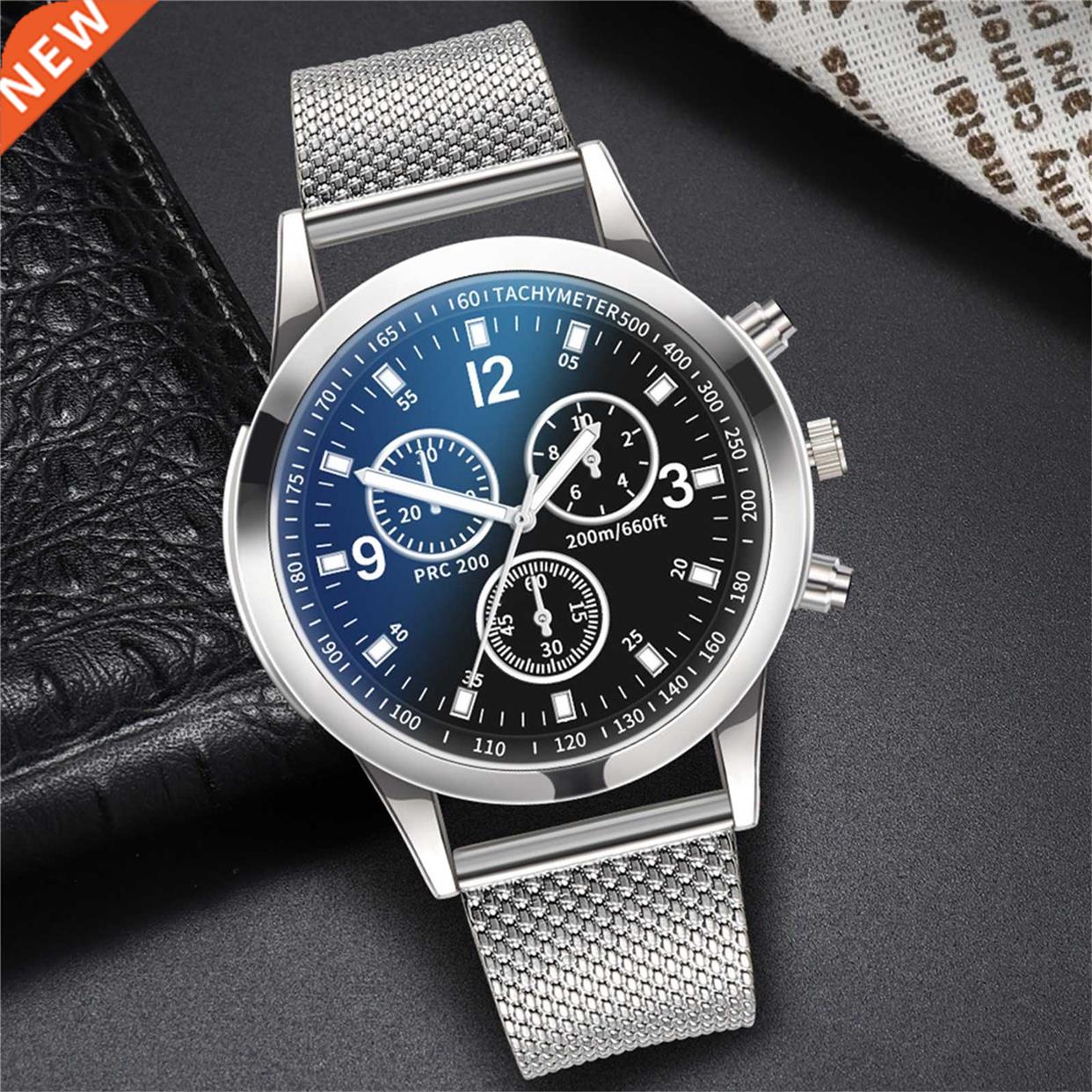 Fashion Watches For Men Business Stainless Steel Quartz Wris