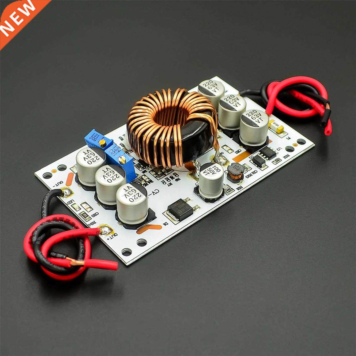 600W Aluminum Plate DC-DC Boost Converter Adjustable 10A Ste