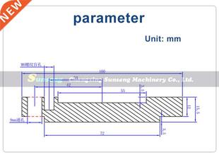 80mm to 100mm Convertble Flange/3 Jaw Chuck transfer to 4 J