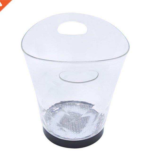 LED Ice Bucket 5L High Capacity Automatic 7 Colors Changing