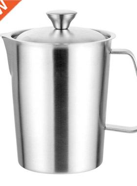 Stainless Steel Espresso Milk Frothing Pitcher Coffee Milk F