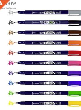 Tombow Fudenosuke Colour Brush Calligraphy Pens Hand Letter