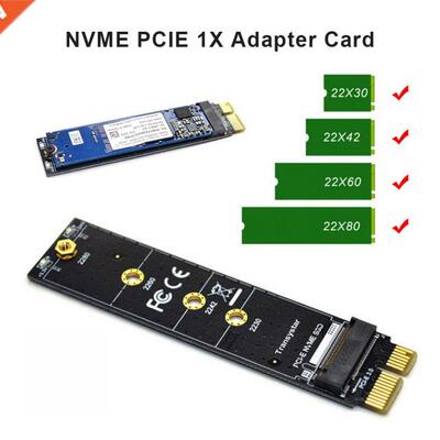PCIE to M2 Adapter NVMe SSD M2 PCIE X1 Raiser PCI-E M Key Co
