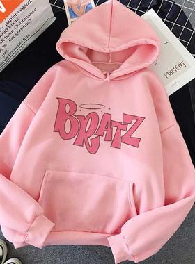 Autumn New Bratz Sweatshirt Womens undefined White Top Hoode