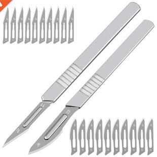 10pcs 11# 23# Carbon Steel Surgical Scalpel Blades + 3# 4 #H