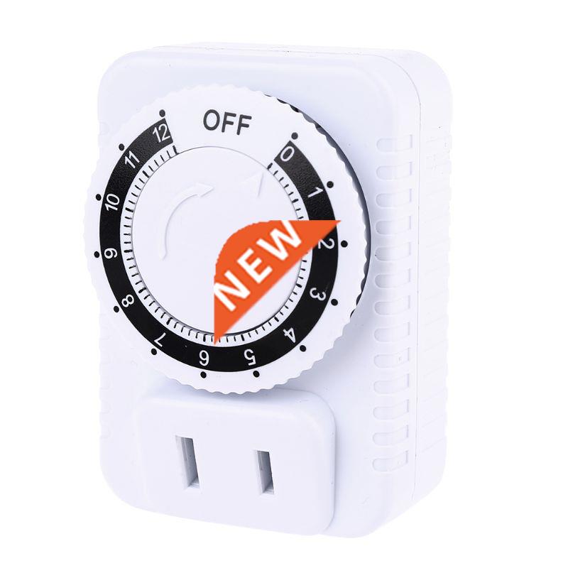 AC 110V 12 Hour Mechanical Plug Switch Timer Socket for Home