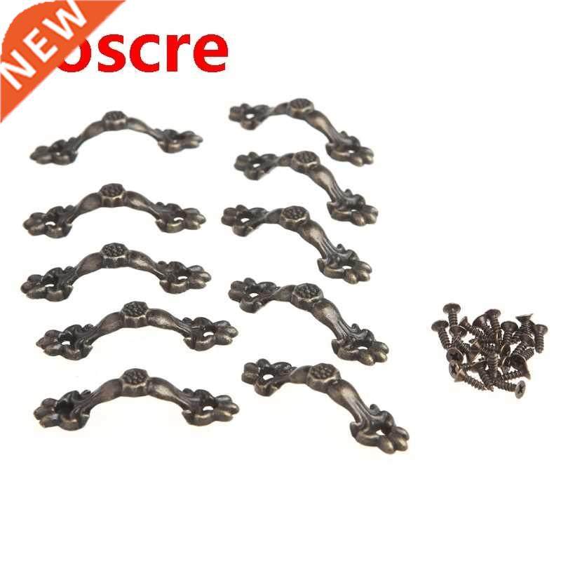 10Pcs 43x10mm Box Furniture Handle Zinc Alloy Knob Arch Trac