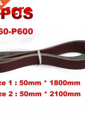 5Pcs 50*1800mm 50*2100mm A/O Abrasive Sanding Belts P60-600