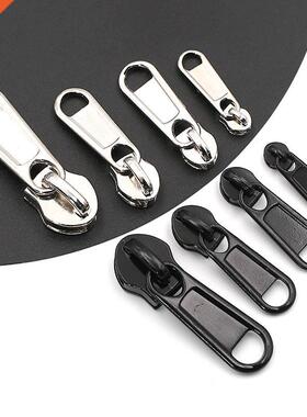 8Pcs 4 Sizes Metal Zipper Pull Universal Double-sided Nylon