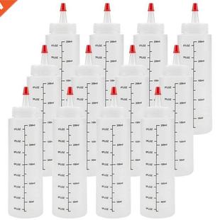 Tip Bottles with Squeeze Condiment Cap Red Pack