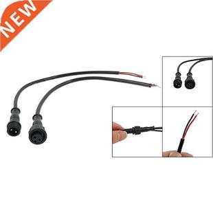 Pin LED Male Cable Plug Connector Black Female