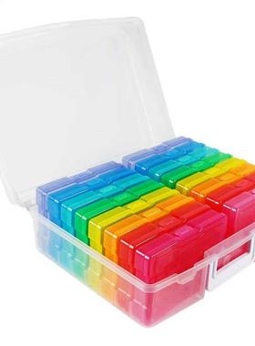 Photo Storage Box Photo Keeper Cases 16 Boxes Plastic Storag