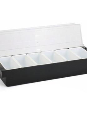 Condiment Dispenser Tray For 6-Compartment Fruit Side Dish A