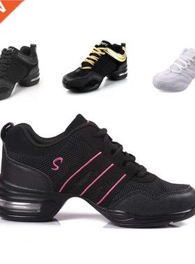 Mesh dance Shoes Woman jazz Modern Soft Outsole Dance Sneake