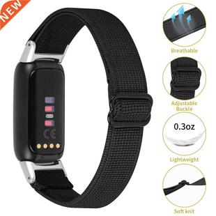 Fitbit Luxe Nylon Band Spor New For Adjustable Elastic Strap