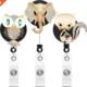 Reel Badge Cute Animals Bling 3Pcs Holder Retractable