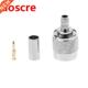 Coax For Male Cable Nickelplated Plug Crimp TNC Connector