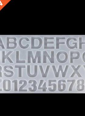 26 English Letter Pendant Resin Mold Number Alphabet Resin S