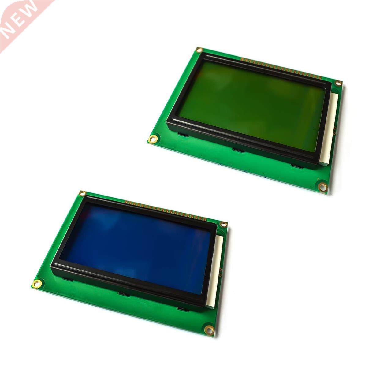 128*64 DOTS LCD Module 5V Yellow and Green/Blue Screen 12864