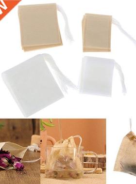 100Pcs/Lot Paper Tea Bags Filter Empty Drawstring Teabags fo