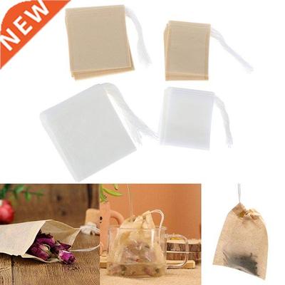 100Pcs/Lot Paper Tea Bags Filter Empty Drawstring Teabags fo