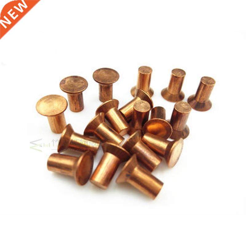 20pcs M4 countersunk head copper rivets flat headel solid ri