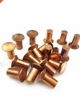 20pcs M4 countersunk head copper rivets flat headel solid ri